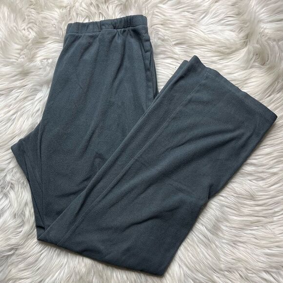 Columbia Fleece Wide Leg Pants Grey Size XL - Picture 1 of 3